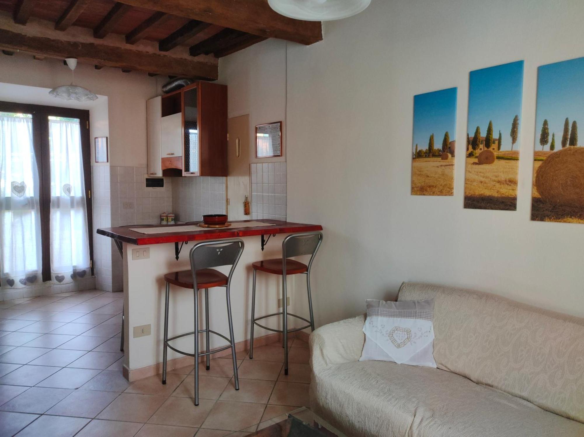 La Casina Di Colle - Appartamento Rustico Sulle Colline Di Pisa Casciana Terme Dış mekan fotoğraf